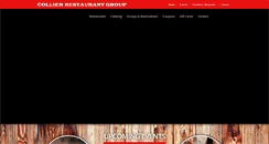 Desktop Screenshot of collierrestaurantgroup.com